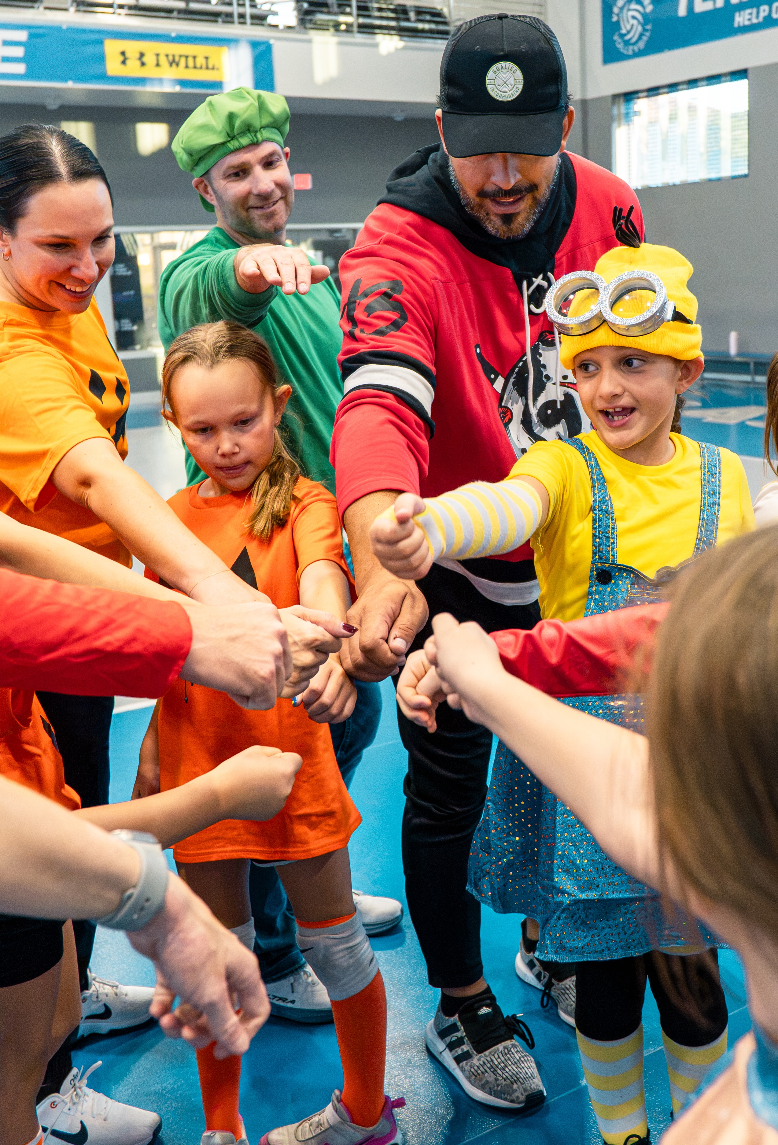 Junior Aces Spiketacular Halloween celebration