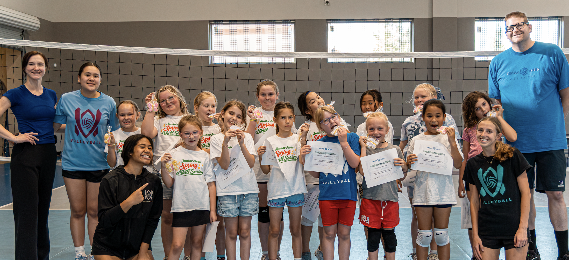 Junior Aces Volleyball Group Training